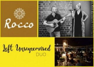 Left Unsupervised Duo at Rocco rooftop bar